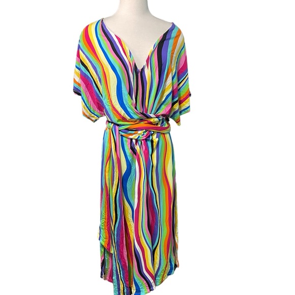 Eloquii Dresses & Skirts - Eloquii rainbow dress sz-18